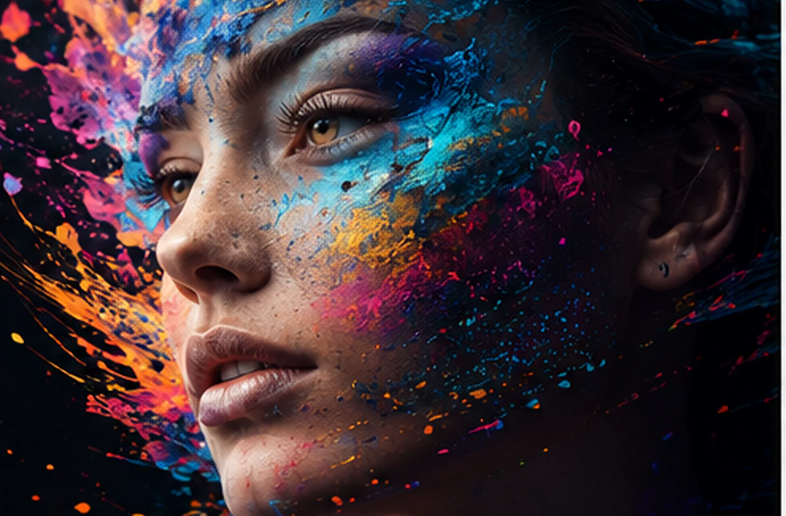 Creative digital portrait